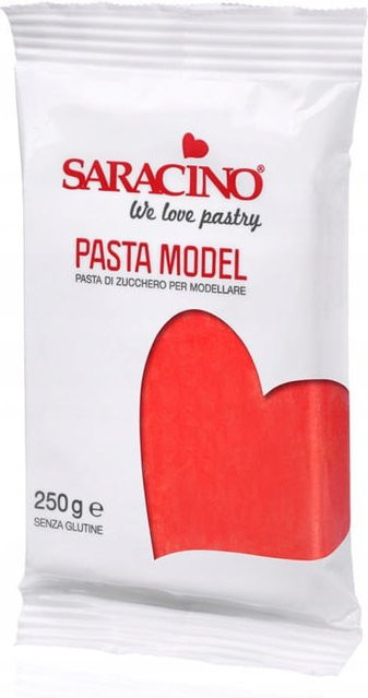 Saracino Rote Modelliermasse 250 g - Bild 1