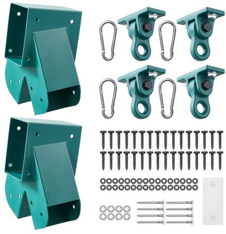 VEVOR Swing Set Brackets A-Frame Set Hardware Green - Bild 1