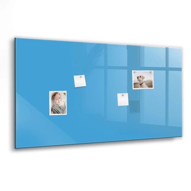 Tulup Glas Magnettafel Blau B: 120 cm, H: 60 cm - Bild 1