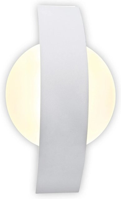 Näve LED-Wandleuchte Stan in Weiß, Höhe: 24 cm - Bild 1