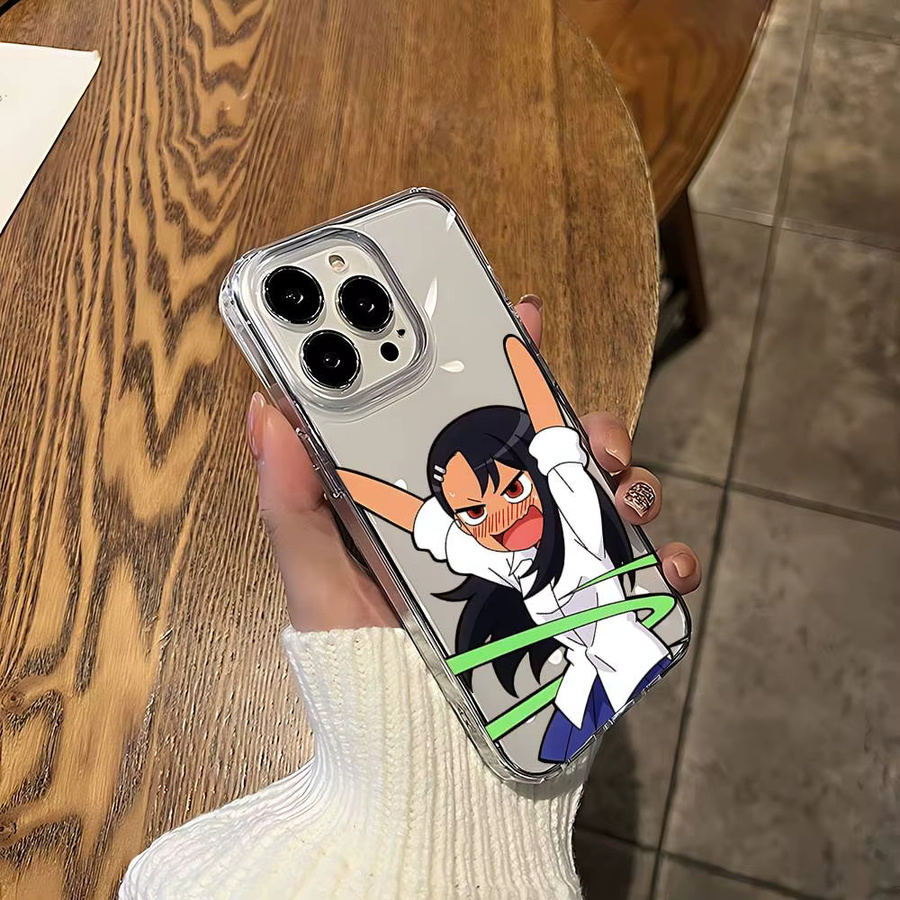 Mesuca Transparente Handyhülle im Hayase Nagatoro Design für iPhone Modelle - Bild 3