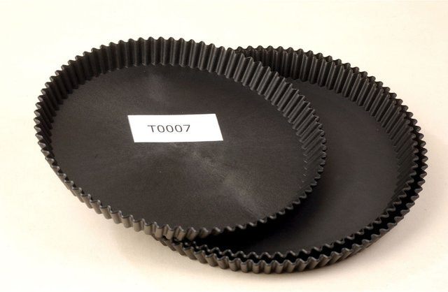 Scaritech Küchenform Tart Tin aus Silikon, Schwarz, Rund, Durchmesser: 26 cm, 5er Pack - Bild 1