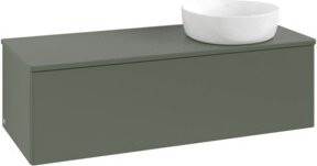 V&B Waschtischunterschrank Antao mit Beleuchtung, Farbe: Grau, B/T/H: 120 x 50 x 36 cm - Bild 1
