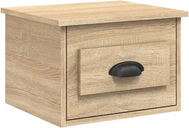 vidaXL Wand-Nachttisch in Sonoma-Eiche, Braun, B/T/H: 41,5 x 36 x 28 cm - Bild 1