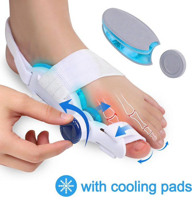 Ms.Dear Zehenschienen-Bunion-Adjuster mit Kühlkissen, verstellbar - Bild 1