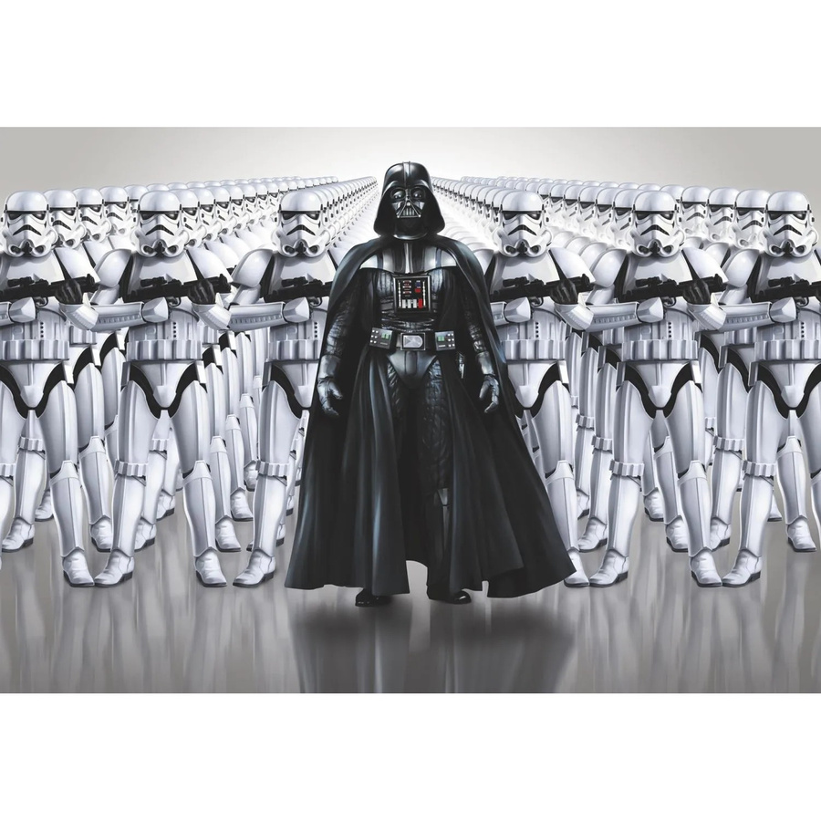 Disney Star Wars Fototapete Imperial Force in Grau und Schwarz, Breite: 368 cm, Höhe: 254 cm - Bild 2