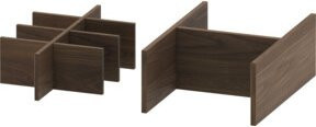 Duravit Einrichtungssystem Universal Set in Nussbaum massiv, Farbe Braun, B/T/H: 42,2 x 32,1 x 12,0 cm, für WTU - Bild 1