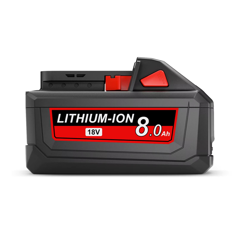 Milwaukee 18V Li-Ion Ersatzakku mit 8000mAh in Schwarz für M18 Werkzeuge - Bild 6