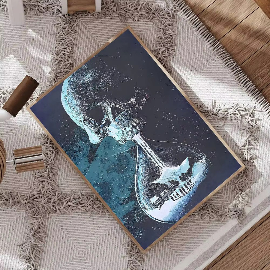Until Dawn Klassisches Vintage-Poster in Weiß als grafisches Kunstwerk aus Papier - Bild 4