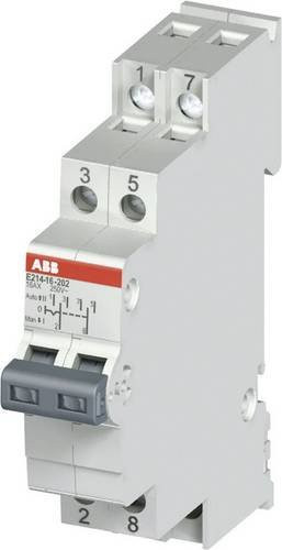 ABB Gruppenschalter E214-16-202 mit 2 Wechstern 16 A 250 V/AC für DIN-Schiene - Bild 1