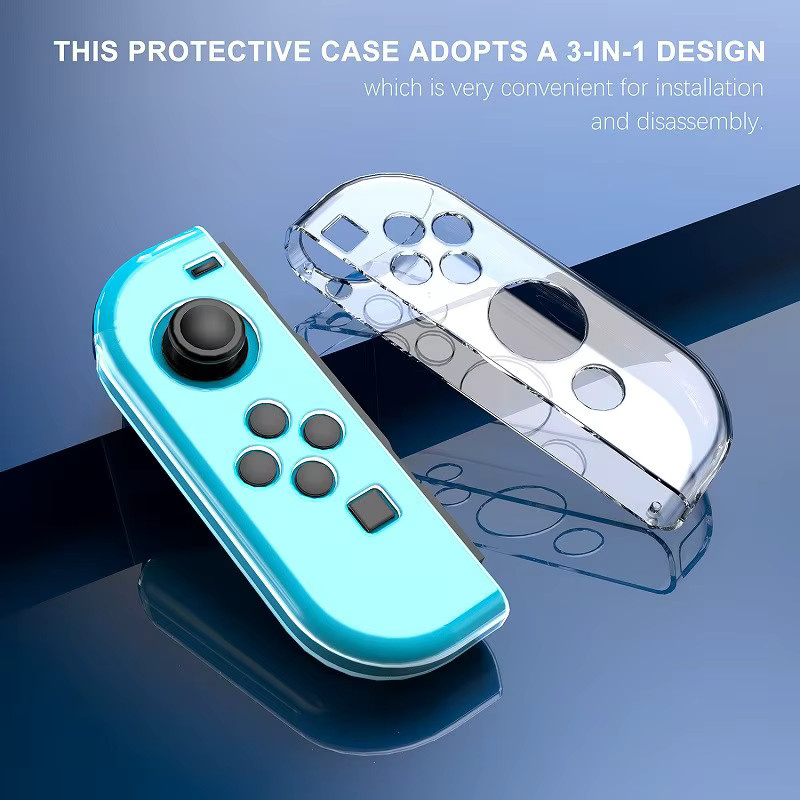Transparente TPU Schutzhülle für deine Nintendo Switch Spielkonsole als Dockbar Rahmen Protector - Bild 2