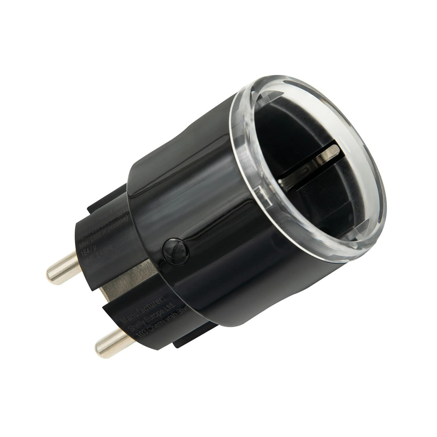 Shelly Smart-Stecker Plug S Gen3 Schaltsteckdose Schwarz - Bild 2