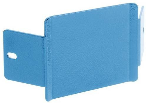 Hager MES-SBV100A Blende für Sockelanreihung 90 Grad aus Stahl, Höhe: 10 cm - Bild 1
