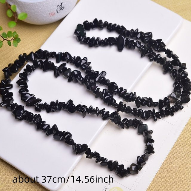 Armband Obsidian, Schwarz, Unisex - Bild 1