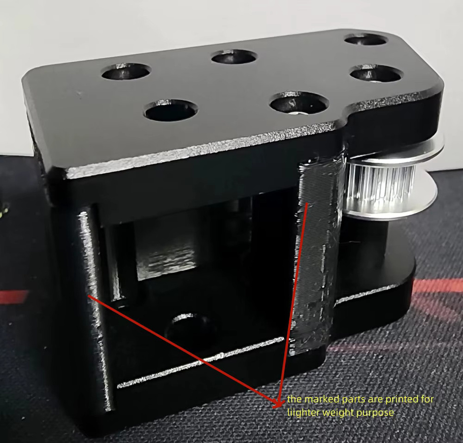 Funssor MERCURY One.1 Zero-G Upgrade-Kit für Creality Ender5, Core-XY Umrüstungs-Set aus CNC-gefräster Aluminiumlegierung in Schwarz - Bild 1