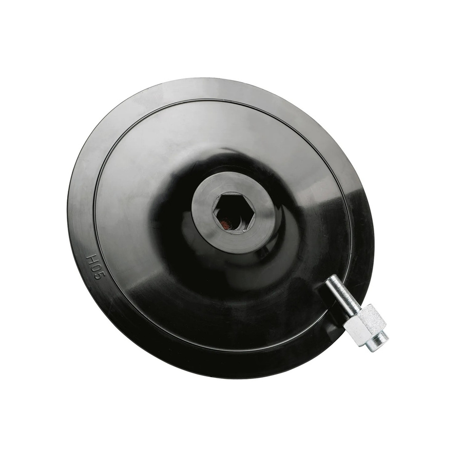 LUX-TOOLS Haftschleifteller mit Dorn in Schwarz, Durchmesser: 125 mm - Bild 2