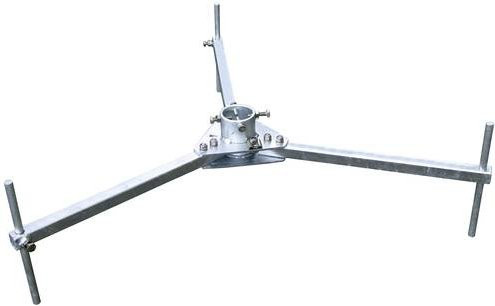 DEHN Dreibeinstativ DBS KB D50 RA620 STTZN höhenverstellbar in Silber - Bild 1