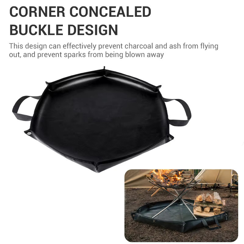 WESTTUNE Outdoor Feuerfeste Matte aus Fiberglas als Anti-Flamme Isolierung für Camping und Grill - Bild 4