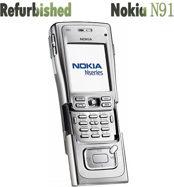 Nokia N91 Mobiltelefon Refurbished Silber mit 8GB Speicher und 1 SIM-Karte - Bild 1