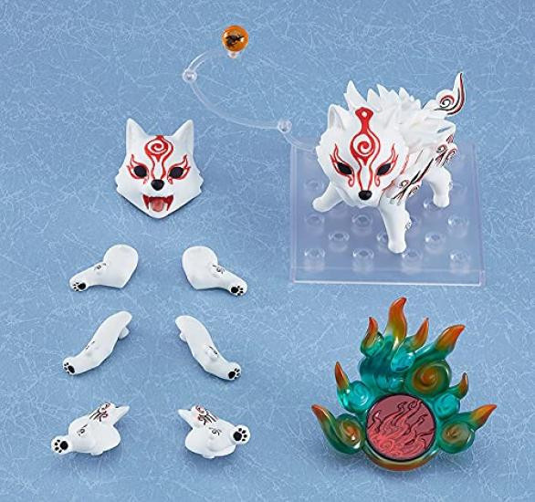 Nendoroid Okami Shirano Iwai Anime Figur von CAPCOM in Weiß aus ABS und PVC - Bild 2