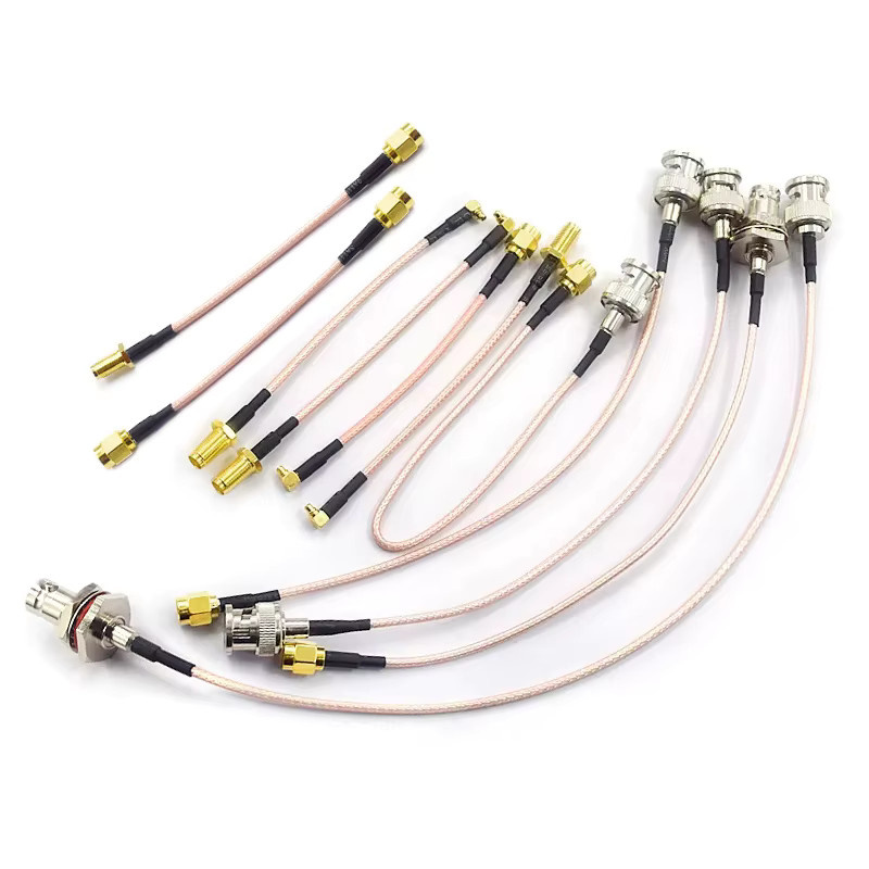 KEBEIS RF-Verbindungskabel RG316 mit BNC auf SMA Stecker auf Buchse und MMCX MCX SMB Adapter als Koaxial-Verlängerungskabel - Bild 2
