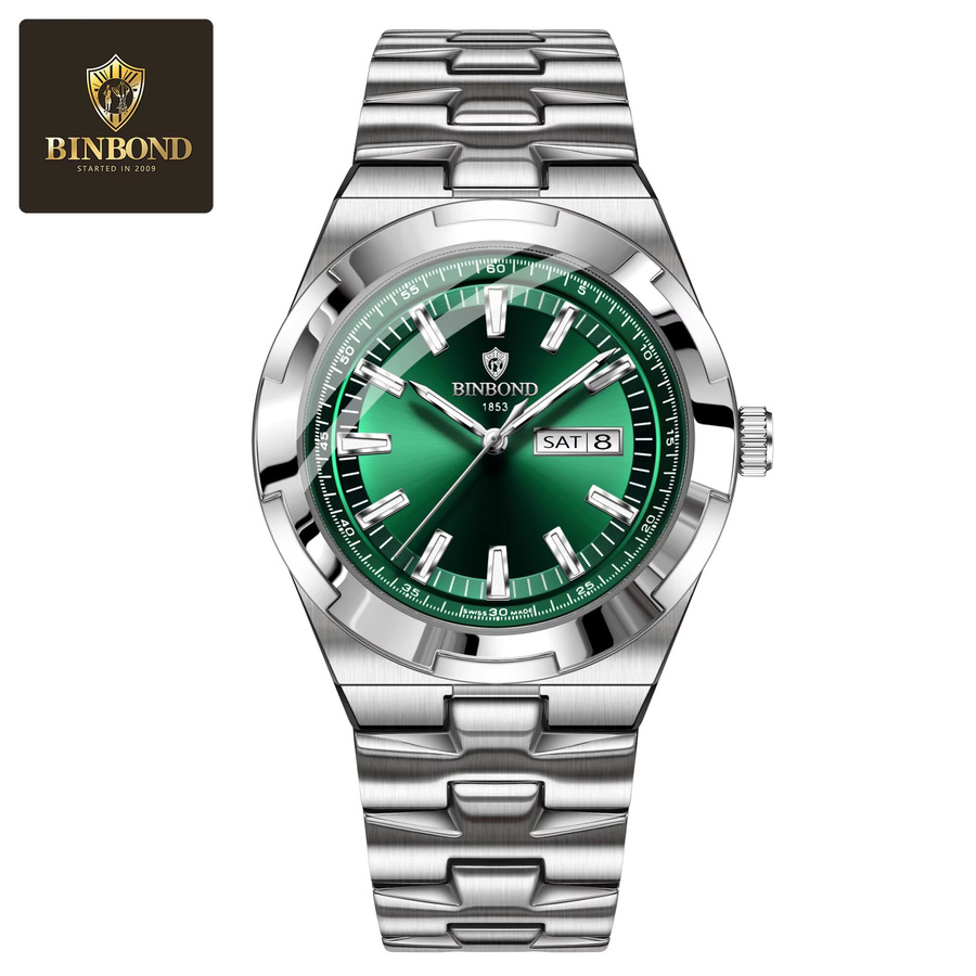 BINBOND Armbanduhr Quarz, Edelstahl, Herren - Bild 4