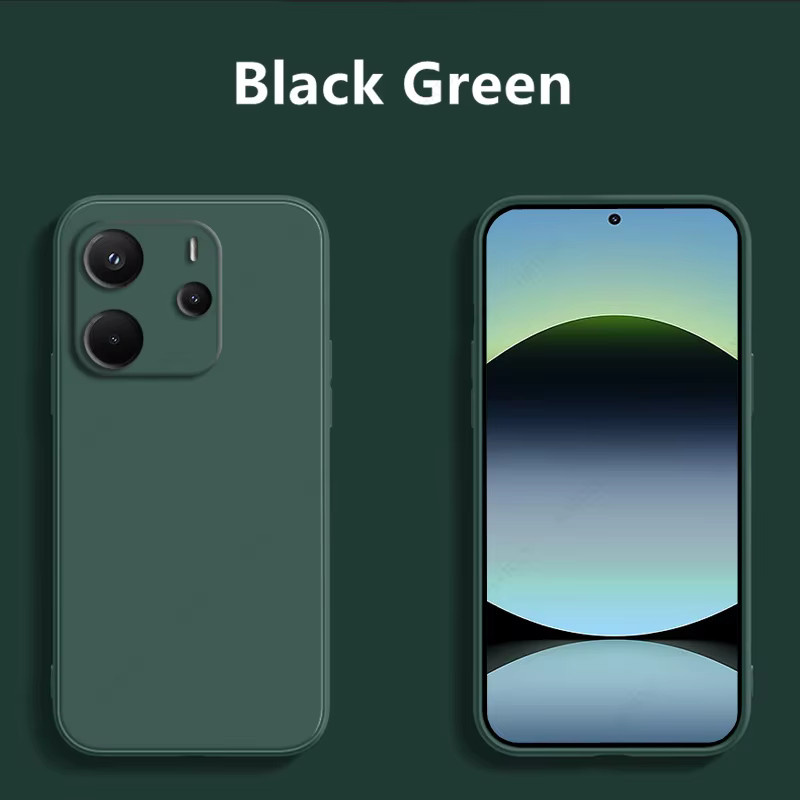 Xiaomi Redmi Note 14 Pro Plus Hülle aus flüssigem Silikon mit weicher TPU-Abdeckung für Redmi Note 14 Pro 4G 5G Modelle - Bild 1