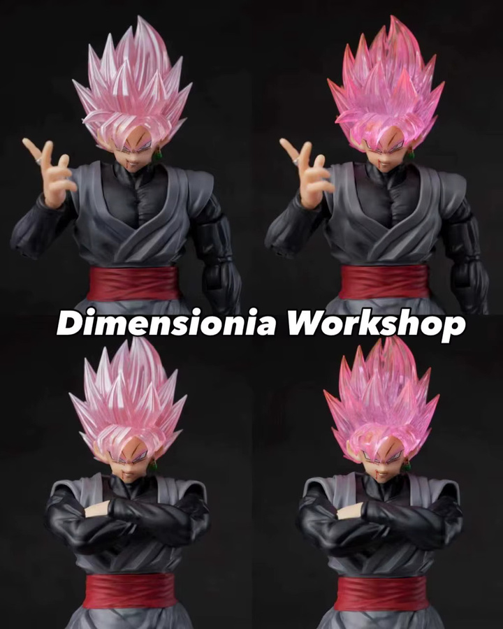 Bandai Dragon Ball Black Goku Zamas Actionfigur, 1/12 Maßstab, ab 14 Jahren - Bild 3