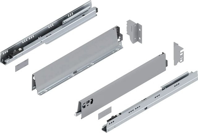 Blum Tandembox antaro M Vollauszug mit Blumotion Soft-Close, Grau, Tiefe: 500 mm, Tragkraft: 65 kg - Bild 1