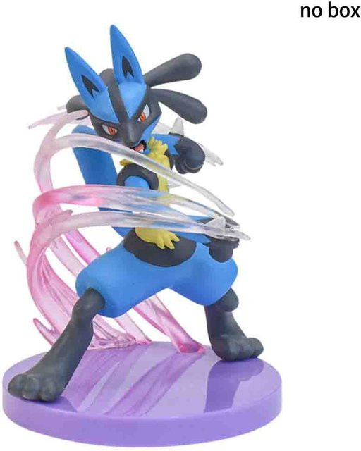 TAKARA TOMY Pokémon Riolu Lucario Action Modell Puppe, 13 cm, mit Basis - Bild 1