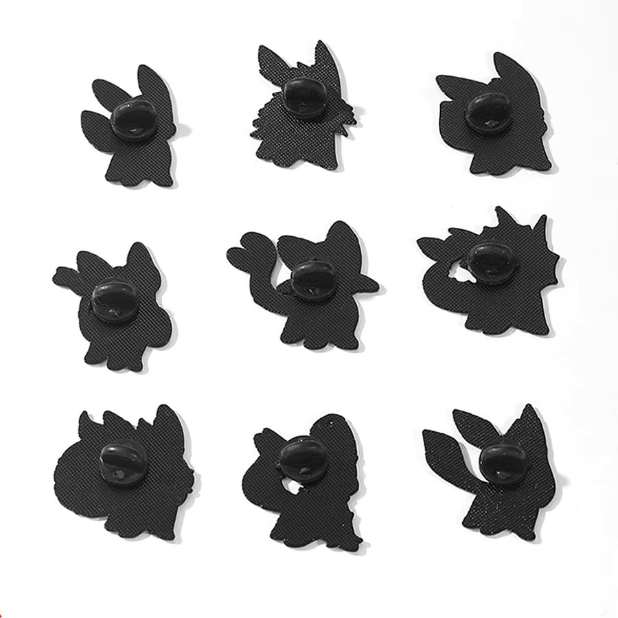 Bandai Pokémon Eevee Flareon Emaille-Pins, 9-teiliges Set - Bild 4