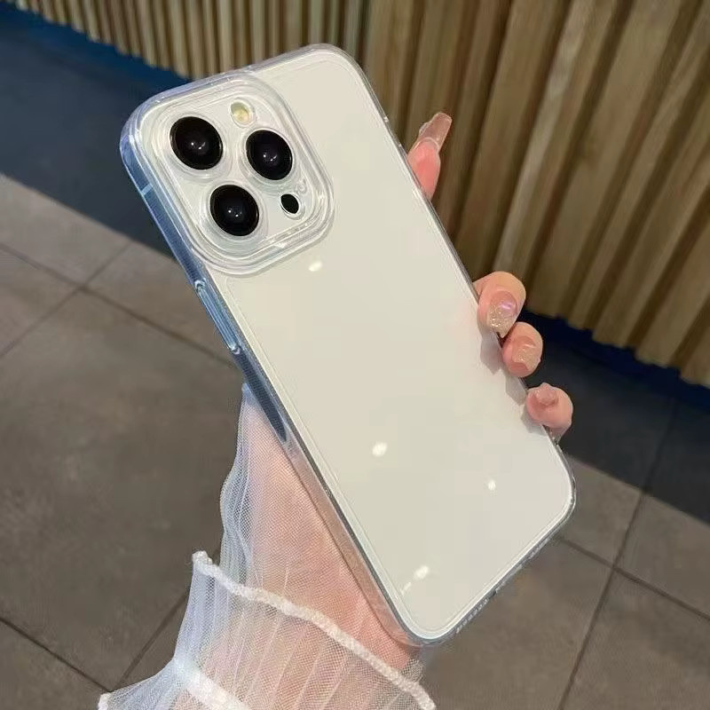 Transparente Ricestate TPU Handyhülle für iPhone 11 bis iPhone 16 Pro Max Plus, 2,0 mm weiche Schutzhülle - Bild 3