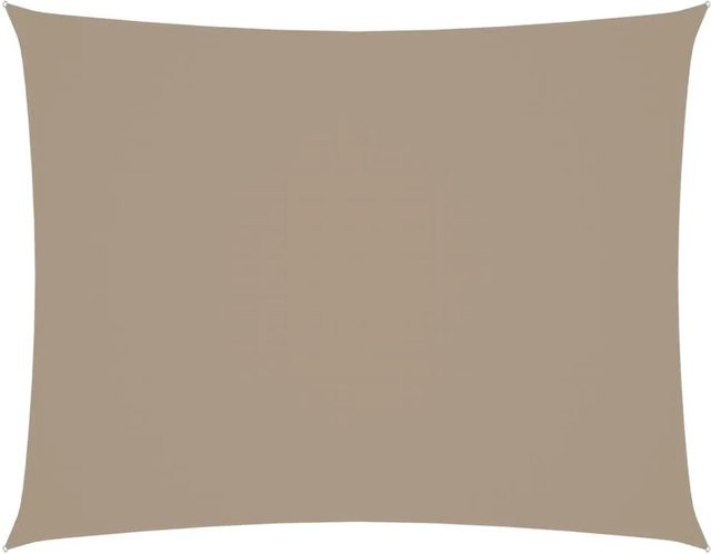 vidaXL Sonnensegel aus Oxford-Gewebe Rechteckig, Farbe: Beige, B/T: 200 x 350 cm - Bild 1