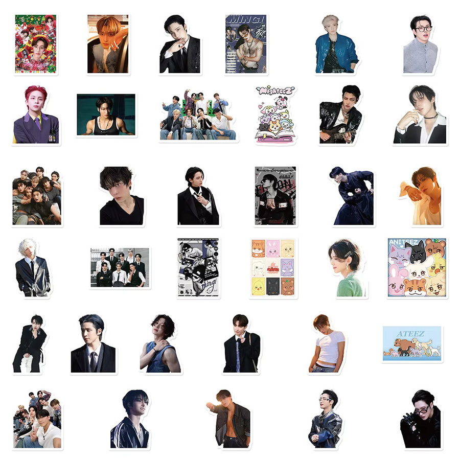 FANLU ATEEZ Kpop Idol Aufkleber, 70-teiliges Set - Bild 3