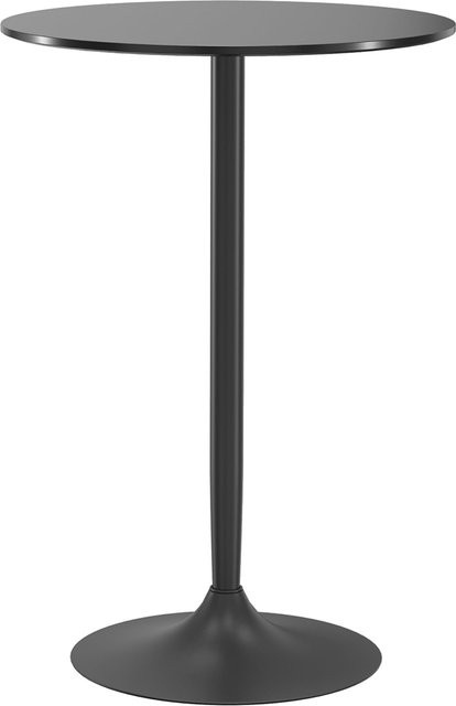 HOMCOM Bistrotisch Runder Stehtisch in Schwarz für Wohnzimmer und Esszimmer Durchmesser: 70 cm, Höhe: 102 cm - Bild 1