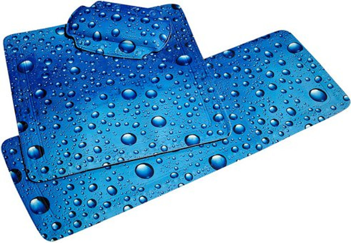 Kleine Wolke Duscheinlage Bubble in Blau, B/B: 55 x 55 cm - Bild 4