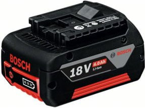Bosch Professional Akku GBA 18 V 4,0 Ah Lithium-Ionen in Rot Schwarz - Bild 1