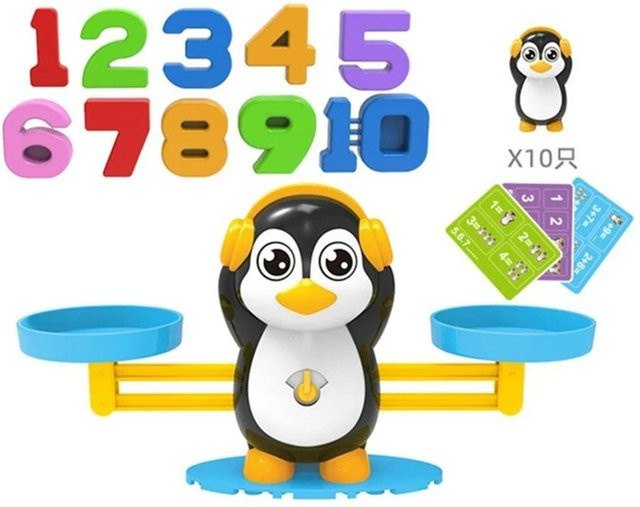 Kidsly Monkey Balance, Mathe-Spiel, Montessori Lernspielzeug, ab 3 Jahre - Bild 1