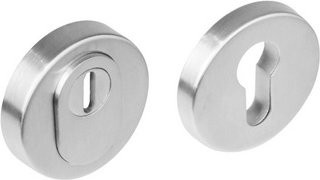 Intersteel Sicherheitsrosette aus Edelstahl in Silber, Durchmesser: 5 mm - Bild 1