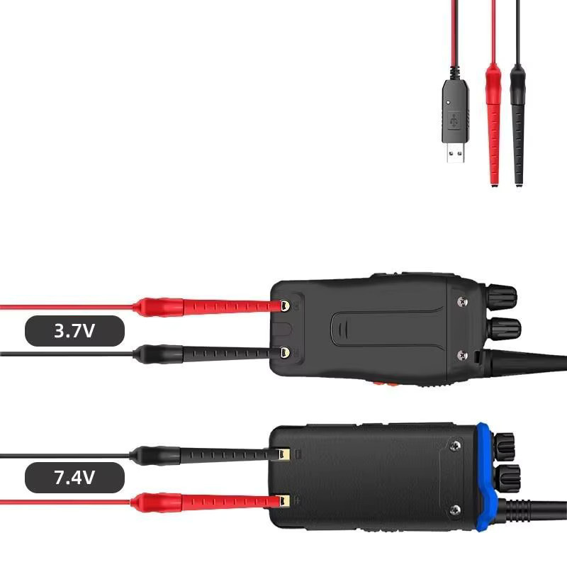Retevis USB-Ladekabel mit LED-Anzeige für UV-5R UV-82 BF-888S TYT Walkie-Talkies, Schwarz - Bild 6