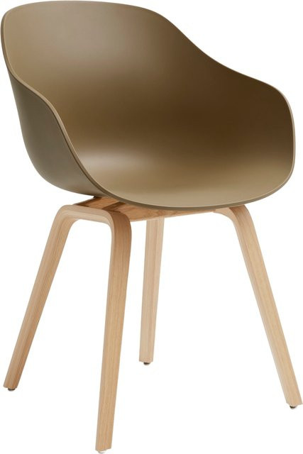 HAY About A Chair AAC 222 mit Armlehnen in Braun und Eiche - Bild 1