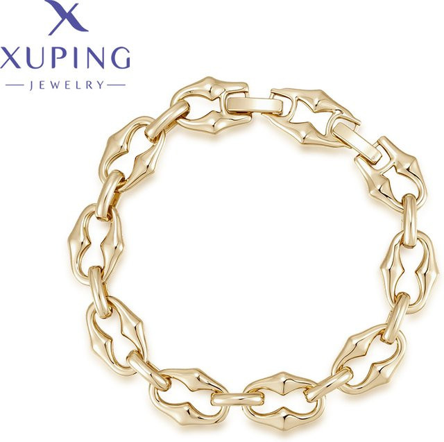 Xuping Jewelry Armband, Messing, Gold, Damen, 19 cm - Bild 1
