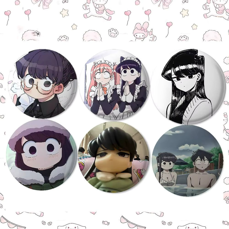Anstecknadeln K-Komi-san, Metall, Unisex - Bild 2