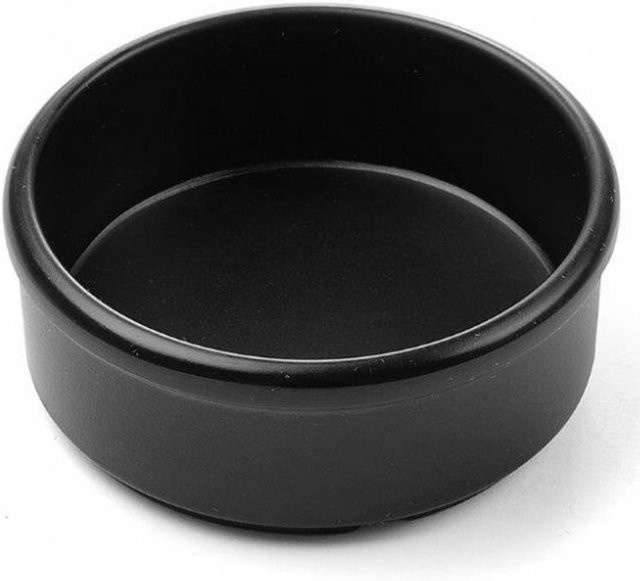 Hendi Set aus 3 Dip-Schalen für Buttersaucen, Schwarz, Keramik, Durchmesser: 8 cm - Bild 1