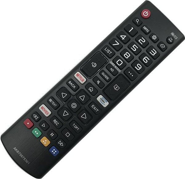 LG Fernbedienung AKB75675301 mit Netflix und Prime Video in Schwarz - Bild 1