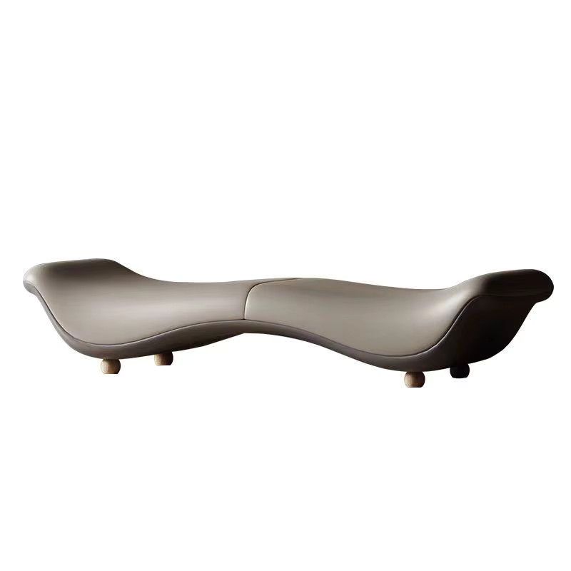 MDNG Minimalistisches Luxus Sofa in Hellgrau, Breite: 150 cm - Bild 3