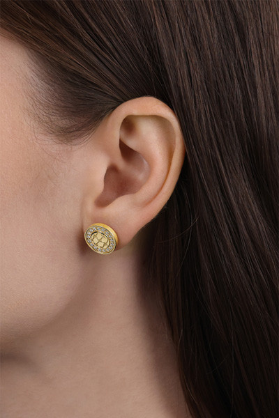 Joop! Ohrstecker, Zirkonia, Gold, Unisex - Bild 2