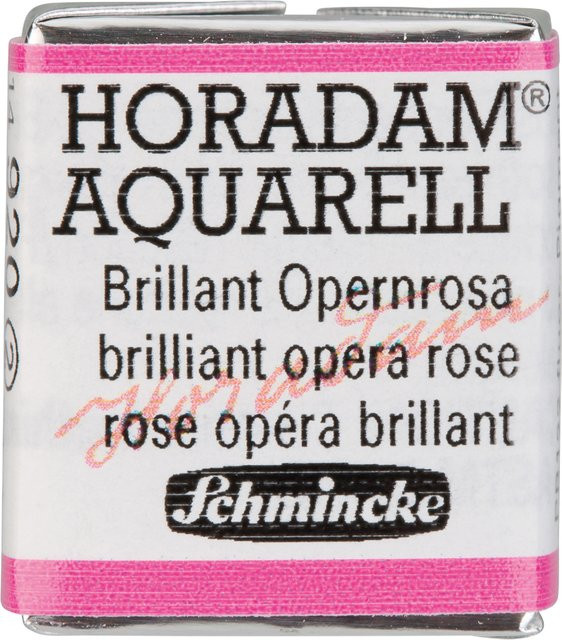 Schmincke HORADAM Aquarellfarbe 1/2 Näpfchen Brillant Opernrosa - Bild 1