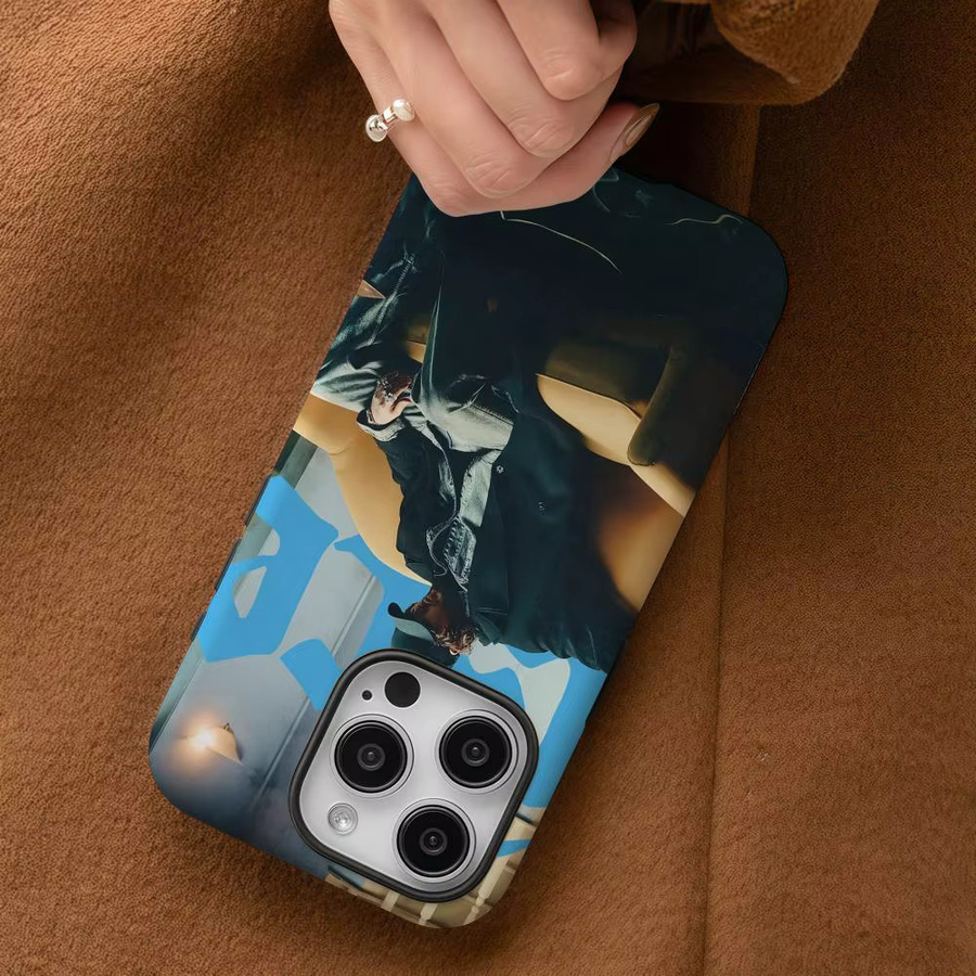 James A-Arthur Pisces Handyhülle für iPhone 17 16 15 14 13 12 Pro Max Plus in Weiß und Multicolour mit glänzender HD-Doppelschicht-Flüssighartschale - Bild 4
