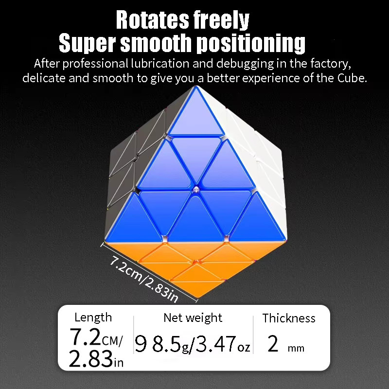 SENGSO FTO M Face Magnetischer Dreh-Oktahedron Speed Cube, Puzzle - Bild 4